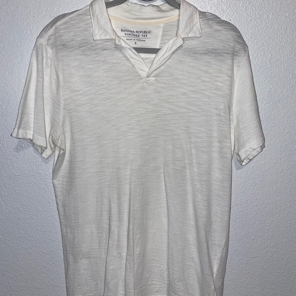 Linen Material Fabric Polo